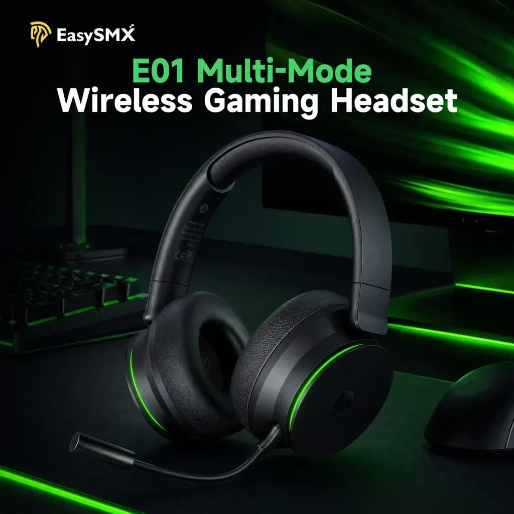 EasySMX E01 Multi-Mode Wireless Gaming Headset
